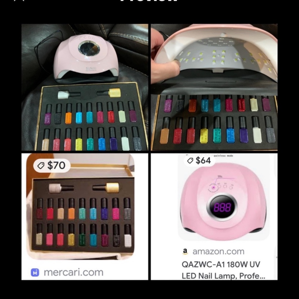 Brand New Colorful Gel Nail Polish with LED/UV light.